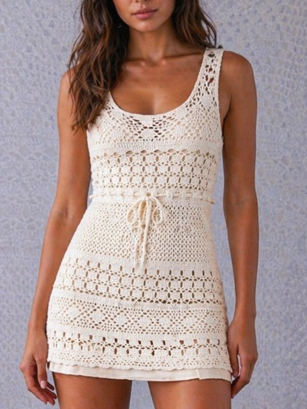 Vintage Forever 21 XX1 Crochet Mini Dress